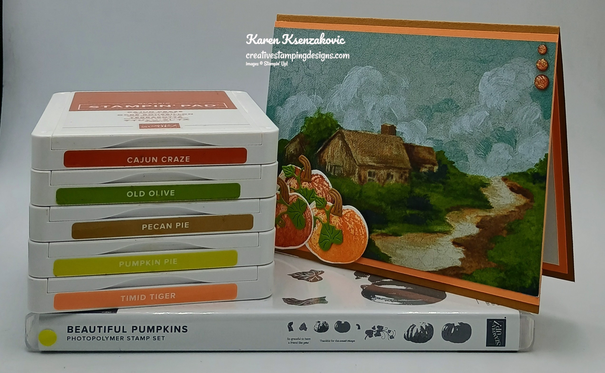 Stampin’ Up! Beautiful Pumpkins | Creative Stamping Designs