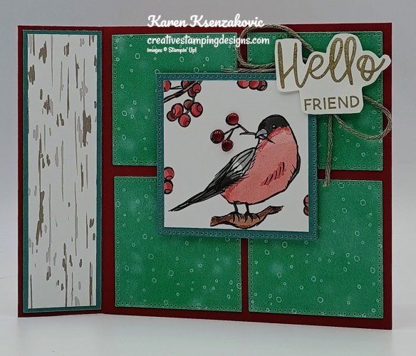 Stampin' Up! Branching Out Book Fold 2 creativestampingdesigns.com