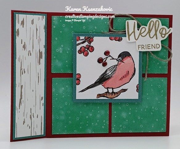 Stampin' Up! Branching Out Book Fold 3 creativestampingdesigns.com