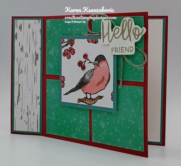 Stampin' Up! Branching Out Book Fold 4 creativestampingdesigns.com