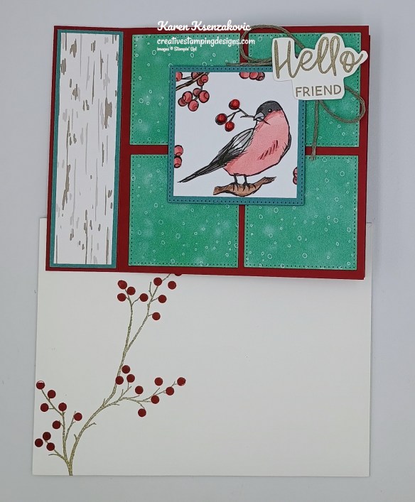 Stampin' Up! Branching Out Book Fold 6 creativestampingdesigns.com