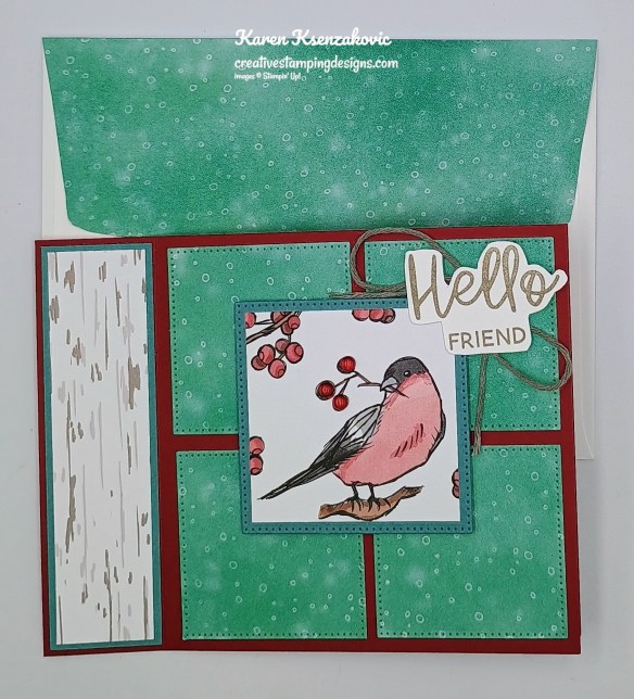 Stampin' Up! Branching Out Book Fold 7 creativestampingdesigns.com