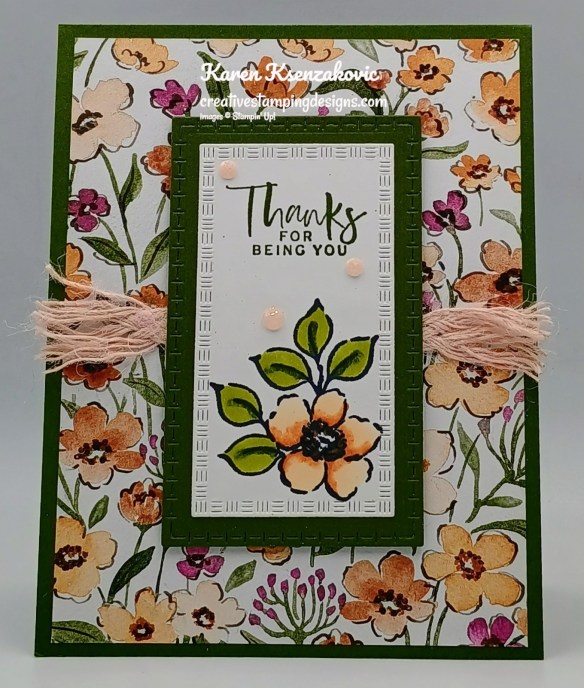 Stampin' Up! Charming Day Thanks 2 creativestampingdesigns.com