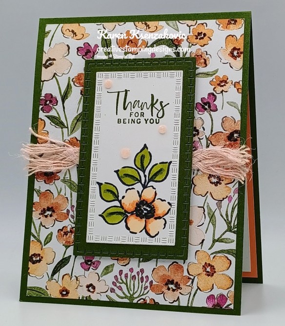 Stampin' Up! Charming Day Thanks 4 creativestampingdesigns.com