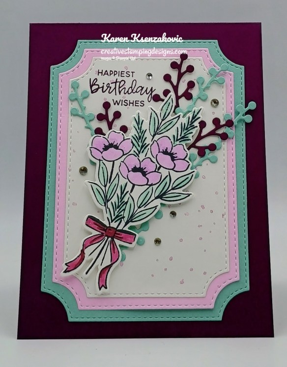 Stampin' Up! Christmas Greenery Birthday 2 creativestampingdesigns.com