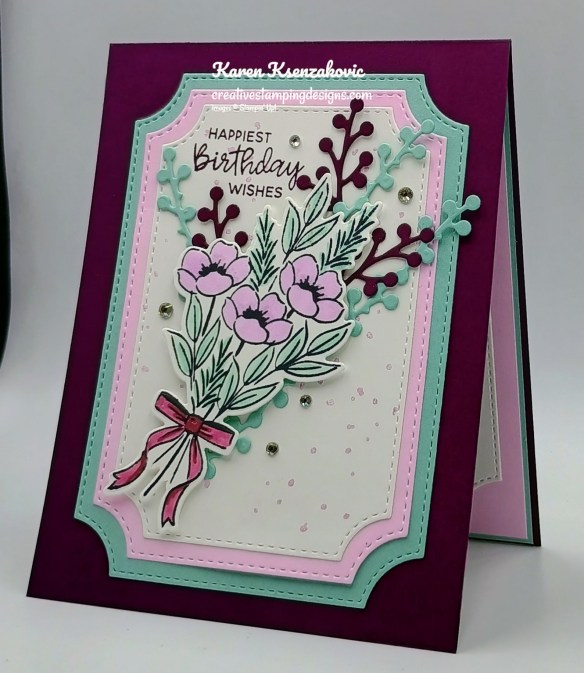 Stampin' Up! Christmas Greenery Birthday 4 creativestampingdesigns.com