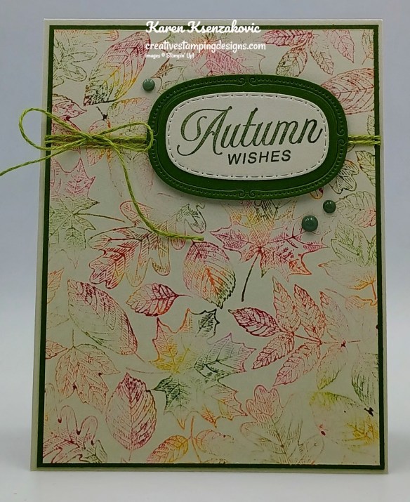 Stampin' Up1 Etched Autumn CAS 2 creativestampingdesigns.com