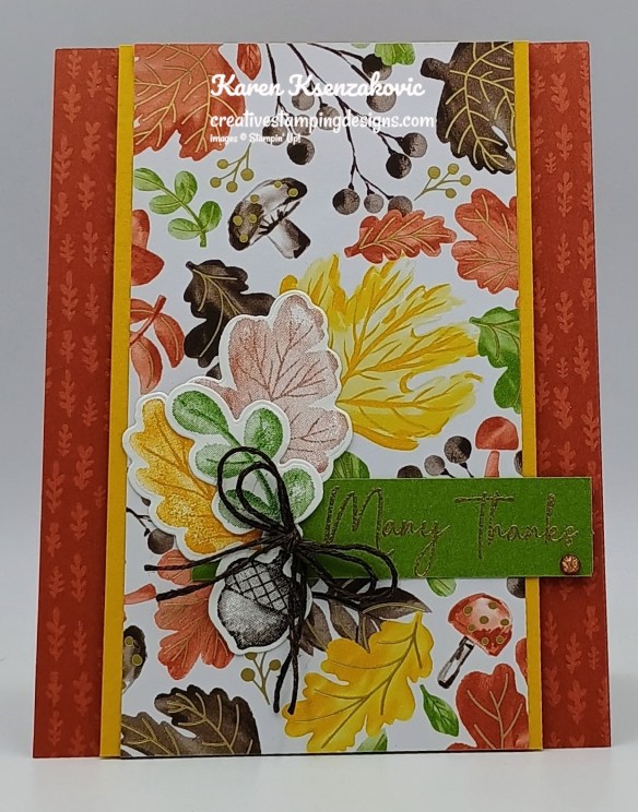 Stampin' Up! Gathering Moments Thanks 2 creativestampingdesigns.com