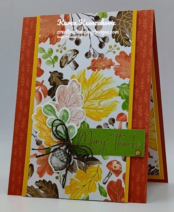 Stampin' Up! Gathering Moments Thanks 4 creativestampingdesigns.com