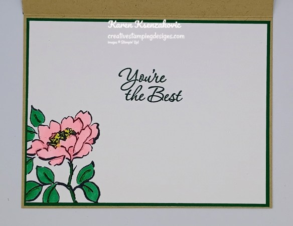 Stampin' Up! Lovely Florals Hello 5 creativestampingdesigns.com