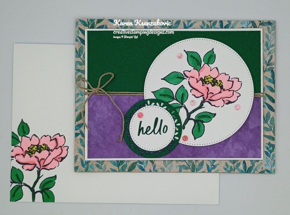 Stampin' Up! Lovely Florals Hello 6 creativestampingdesigns.com