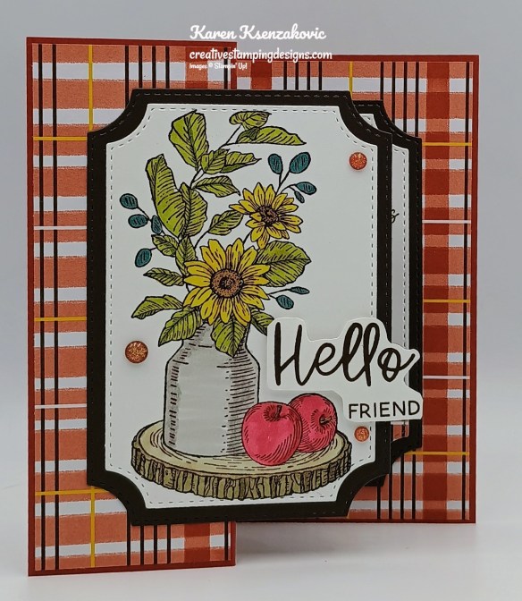 Stampin' Up! Rustic Centerpiece Branching Out 2 creativestampingdesigns.com