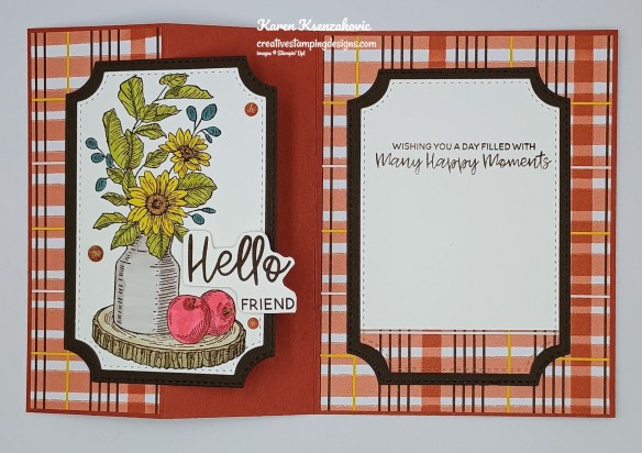 Stampin' Up! Rustic Centerpiece Branching Out 5 creativestampingdesigns.com