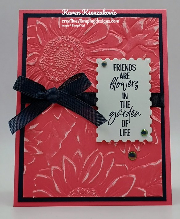 Stampin' Up! You Are Remarkable Sunflower 2 creativestampingdesigns.com