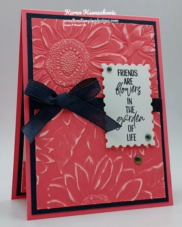 Stampin' Up! You Are Remarkable Sunflower 3 creativestampingdesigns.com