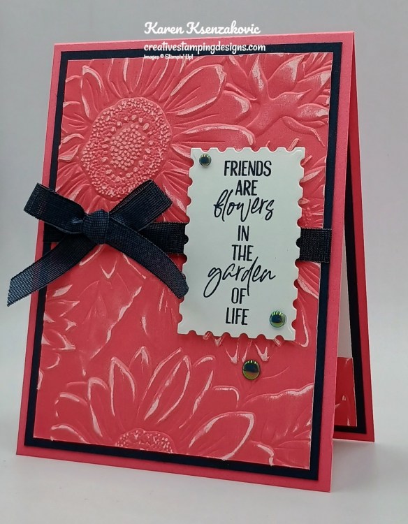 Stampin' Up! You Are Remarkable Sunflower 4 creativestampingdesigns.com