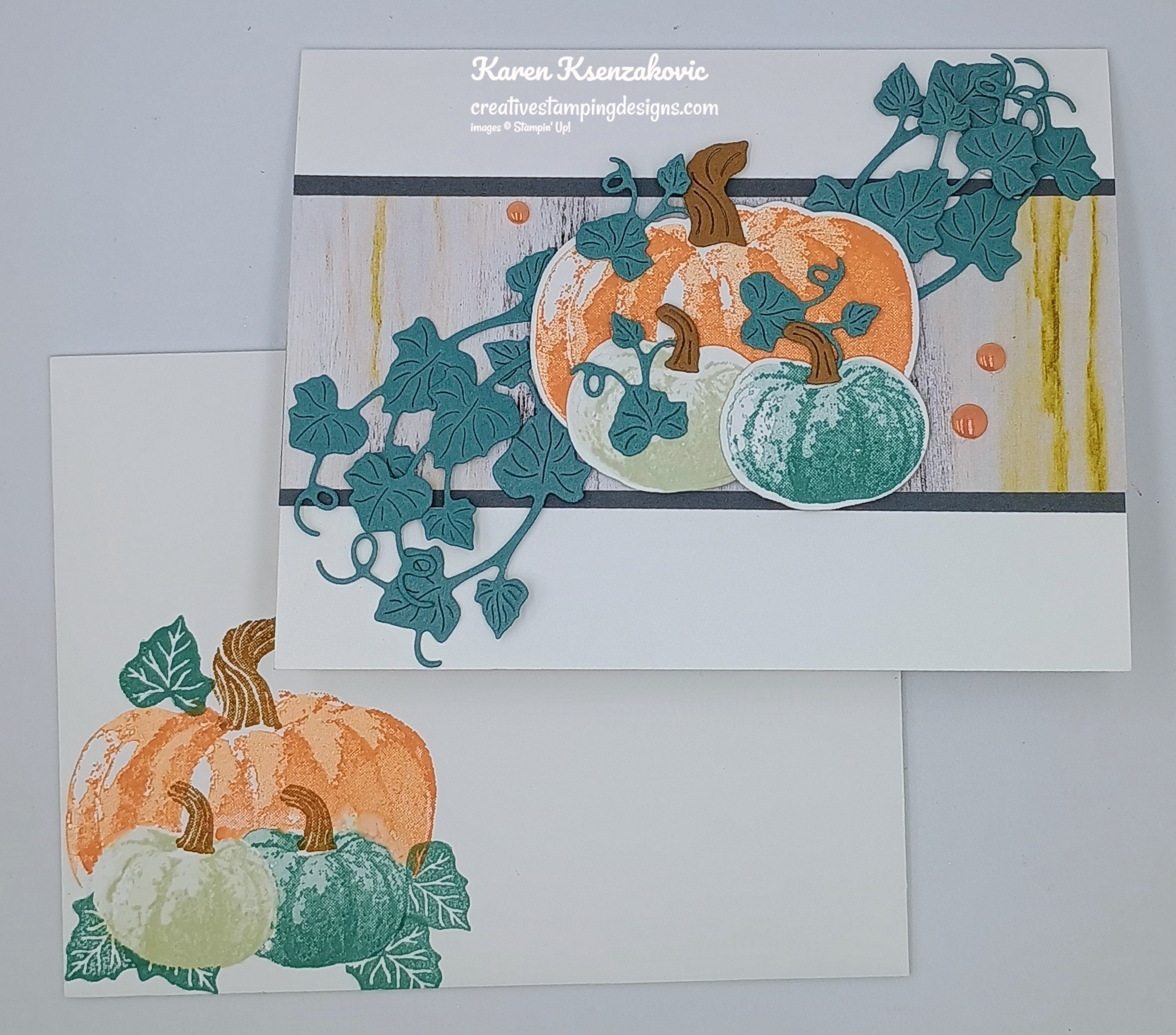 Stampin’ Up! Beautiful Pumpkins for The Happy Inkin’ Thursday Blog Hop ...