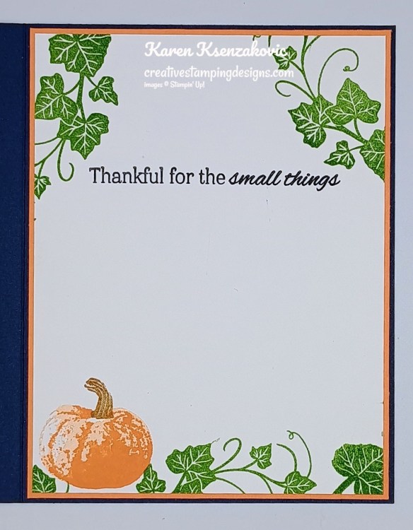 Stampin' Up! Beautiful Pumpkins Friendship 5 creativestampingdesigns.com