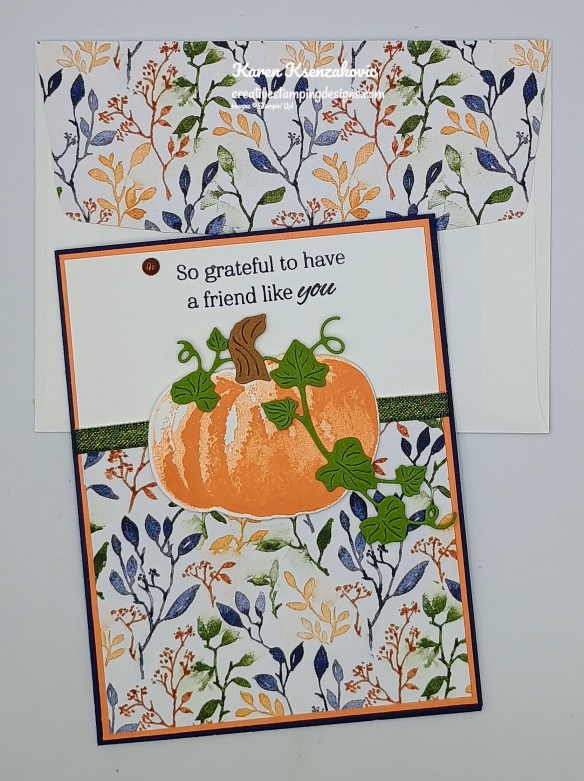 Stampin' Up! Beautiful Pumpkins Friendship 7 creativestampingdesigns.com