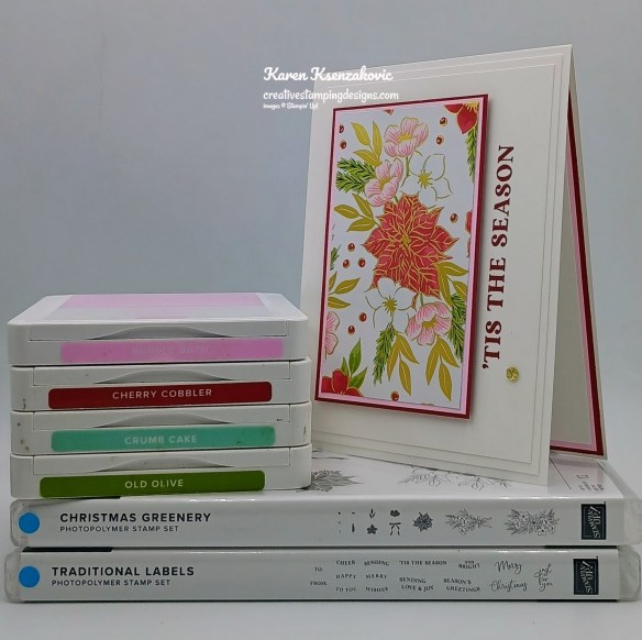 Stampin' Up! Traditional Labels CAS 1 creativestampingdesigns.com