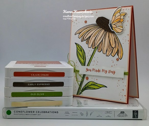 Stampin' Up! Coneflower Celebrations Thank You 1 creativestampingdesigns.com
