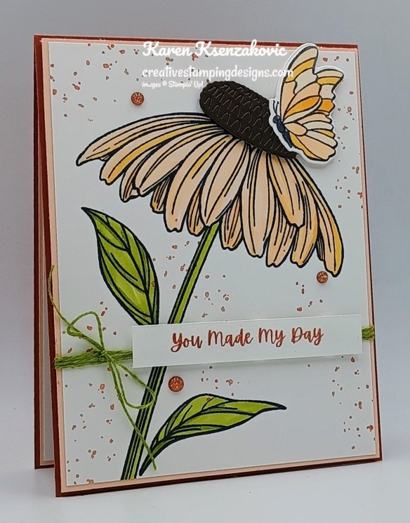 Stampin' Up! Coneflower Celebrations Thank You 3 creativestampingdesigns.com