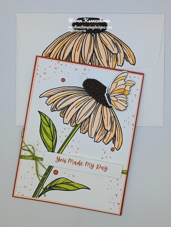Stampin' Up! Coneflower Celebrations Thank You 7 creativestampingdesigns.com