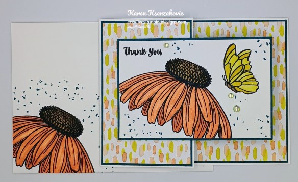 Stampin' Up! Coneflower Celebrations Fun Fold 6 creativestampingdesigns.com