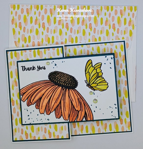 Stampin' Up! Coneflower Celebrations Fun Fold 7 creativestampingdesigns.com