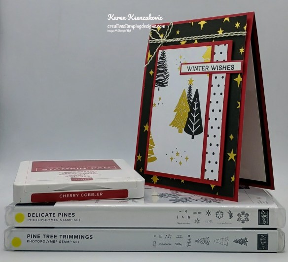 Stampin' Up! Delicate Pines Modern Christmas 1 creativestampingdesigns.com