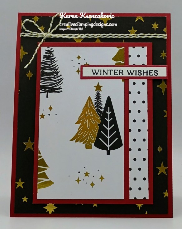 Stampin' Up! Delicate Pines Modern Christmas 2 creativestampingdesigns.com