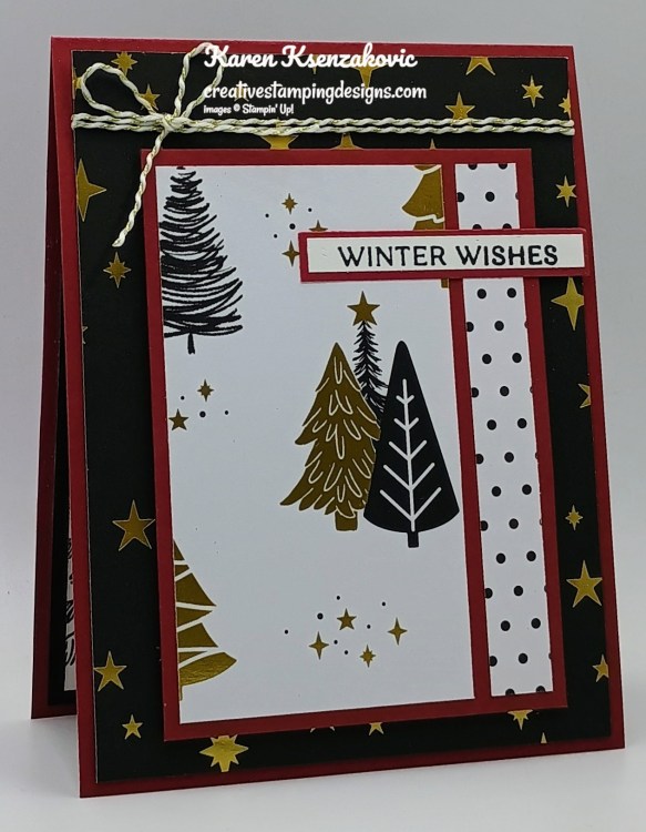 Stampin' Up! Delicate Pines Modern Christmas 3 creativestampingdesigns.com