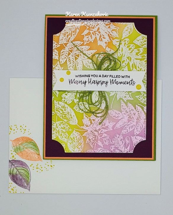 Stampin' Up! Etched Autumn Embossed 6 creativestampingdesigns.com