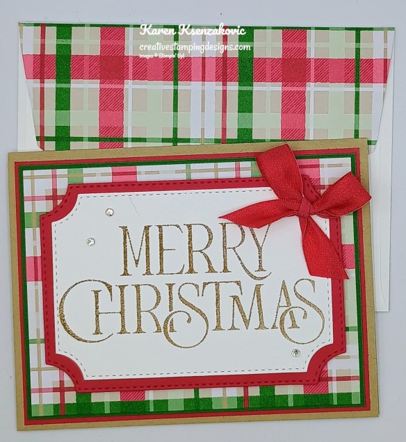 Stampin' Up! Merry Christmas CAS 7 creativestampingdesigns.com