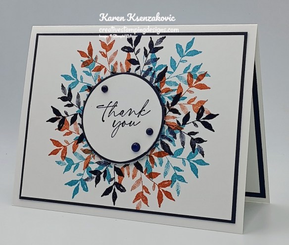 Stampin' Up! Textured Notes CAS 4 creativestampingdesigns.com