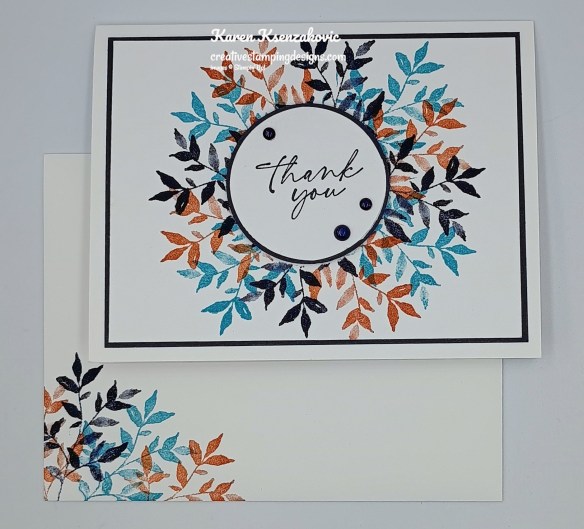 Stampin' Up! Textured Notes CAS 6 creativestampingdesigns.com