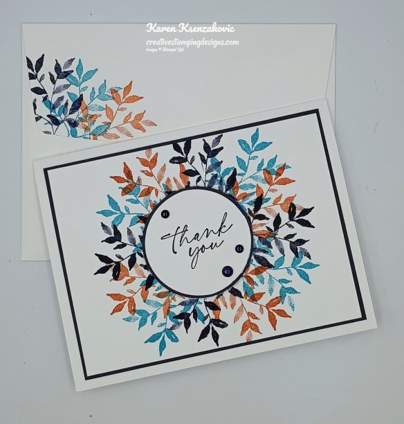 Stampin' Up! Textured Notes CAS 7 creativestampingdesigns.com