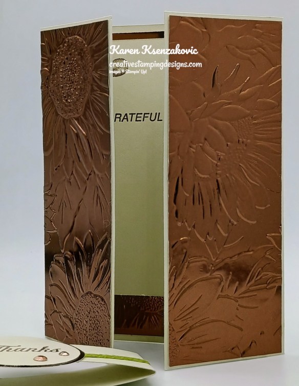 Stampin' Up! Amber Autumn Sunflower 4 creativestampingdesigns.com