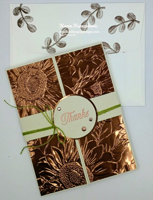 Stampin' Up! Amber Autumn Sunflower 7 creativestampingdesigns.com