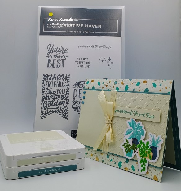 Stampin' Up! Creative Haven CAS 1 creativestampingdesigns.com