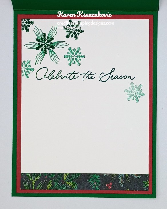 Stampin' Up! Delicate Pines in Shaded Spruce 5 creativestampingdesigns.com