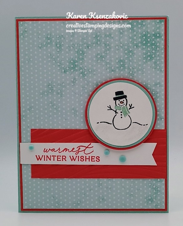 Stampin' Up! Jar of Joy Snowman 2 creativestampingdesigns.com