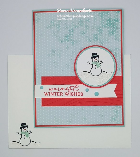 Stampin' Up! Jar of Joy Snowman 6 creativestampingdesigns.com