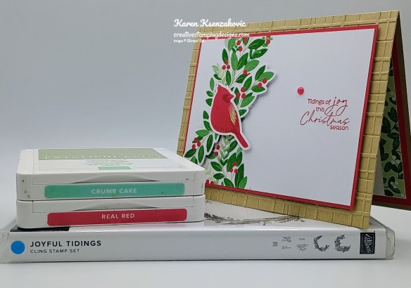 Stampin' Up! Joyful Tidings CAS 1 creativestampingdesigns.com