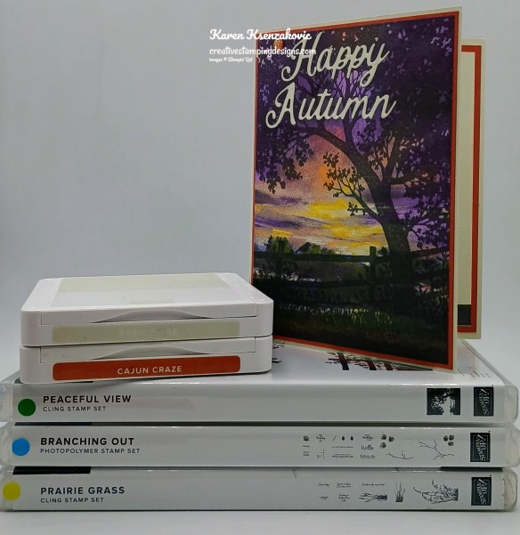 Stampin' Up! Peaceful View CAS 1 creativestampingdesigns.com