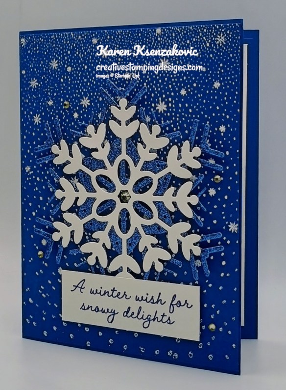 Stampin' Up! Snowy Delight Falling Snow 4 creativestampingdesigns.com