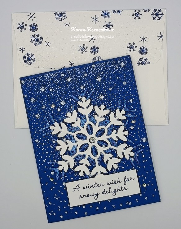 Stampin' Up! Snowy Delight Falling Snow 7 creativestampingdesigns.com