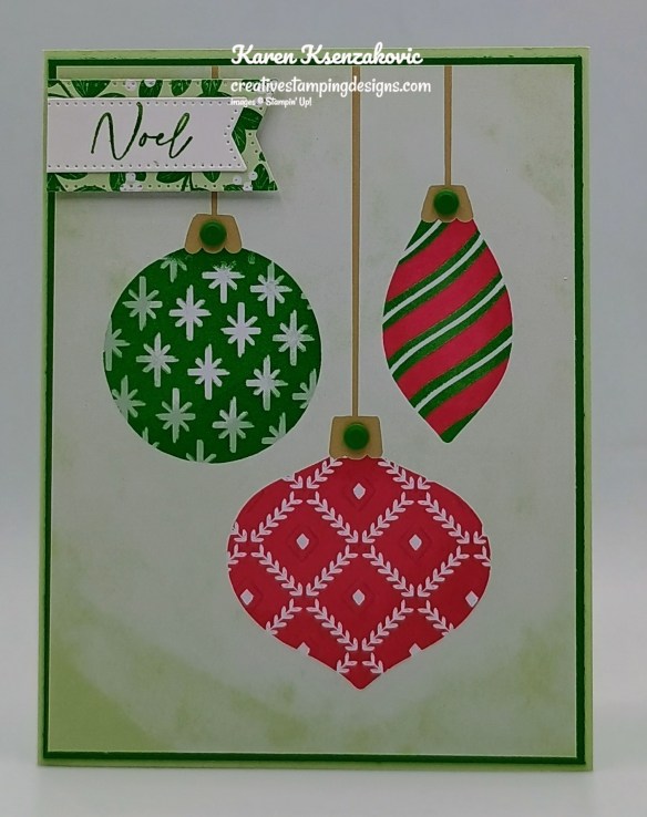 Stampin' Up! Wishing You Joy CAS 2 creativestampingdeisgns.com