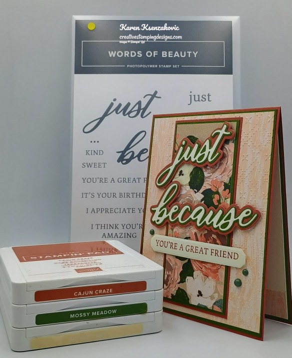 Stampin' Up! Words of Beauty Friendship 1 creativestampingdesigns.com