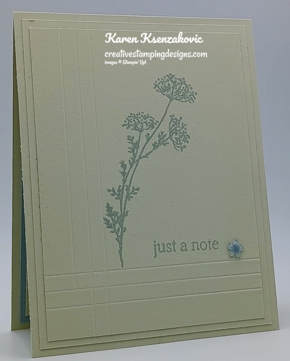 Stampin' Up! Gallery Blooms CAS 3 creativestampingdesigns.com